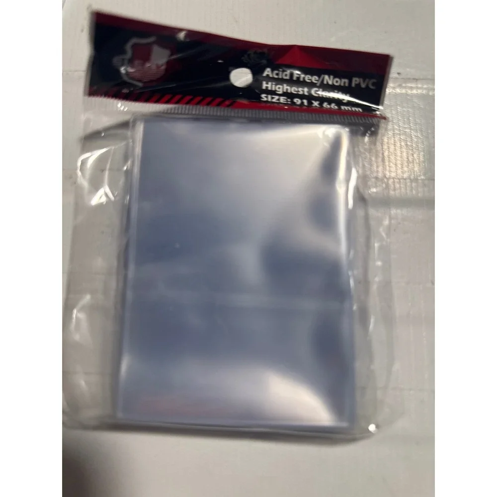 8 Bags of Sleeves Card Protectors &‎ 9-Pocket Pages Clear 91x66mm Acid Free